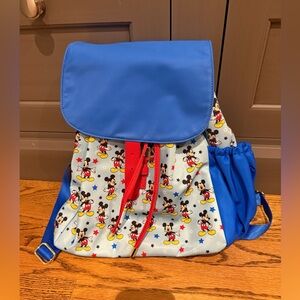 STONEY CLOVER LANE BRAND NEW Mickey Mouse Print Blue Backpack